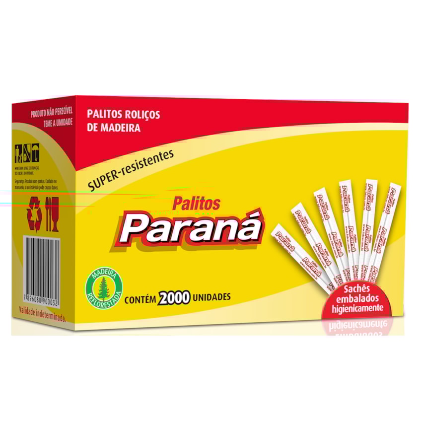 image Sache Palito De Madeira Paraná 2.000Un