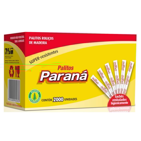 image Sache Palito De Madeira Paraná 2.000Un
