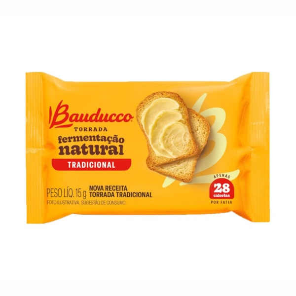image Sache Torrada Tradicional Bauducco 126 X 15G