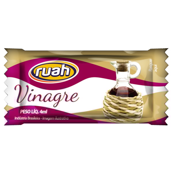 image Sache Vinagre Alcool 180 X 4Ml Ruah