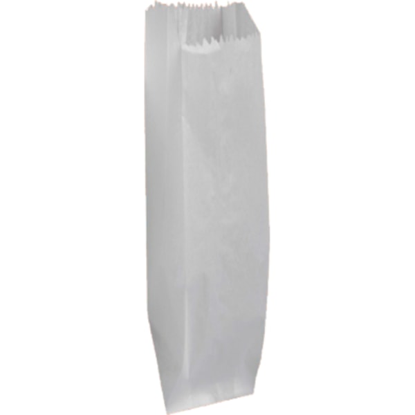 image Saco De Papel Branco P/Talher 5,5 X 25Cm 500Un