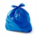 image Saco Lixo Azul 105Lt 75 X 85Cm Ideal 100Un Suporta 30Kg