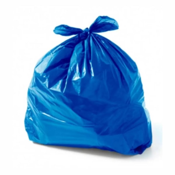 image Saco Lixo Azul 105Lt 75 X 85Cm Ideal 100Un Suporta 30Kg