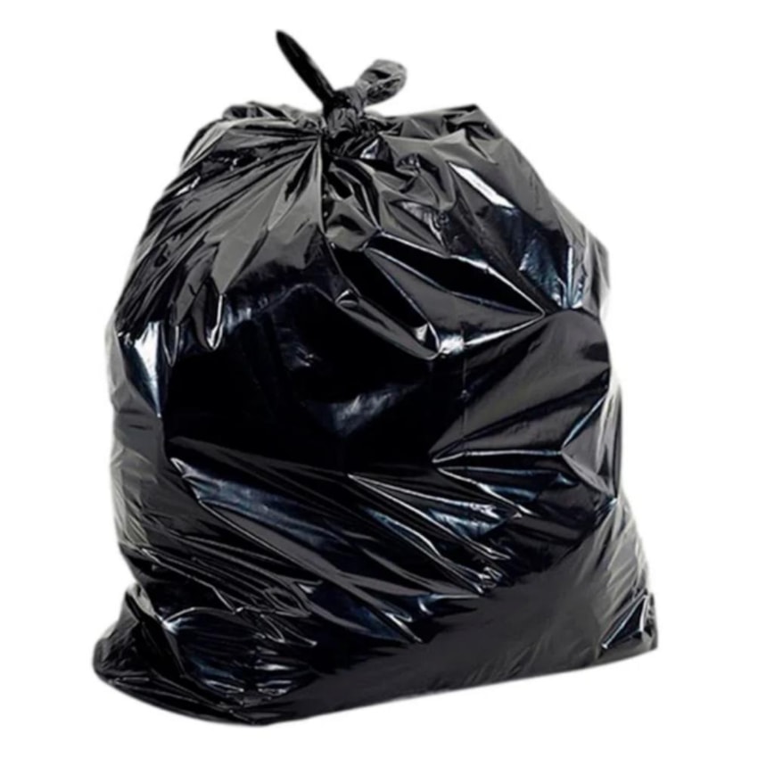 image Saco para Lixo Preto 40Lt 57 X 59Cm 0,04 100Un