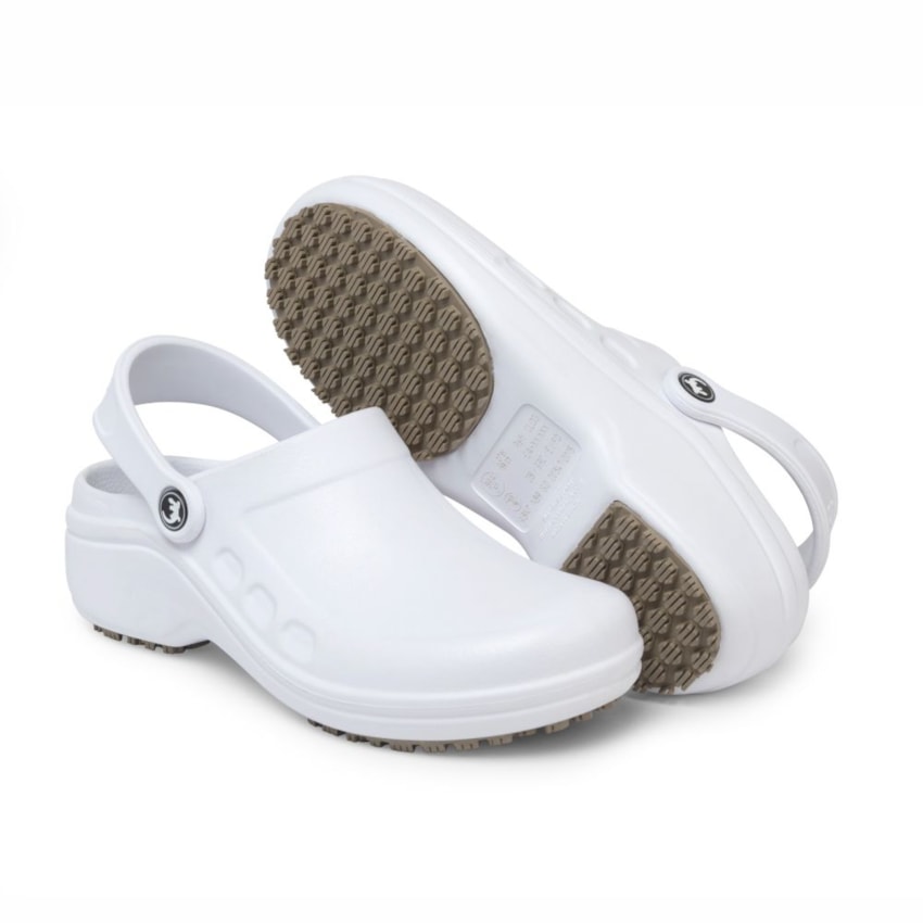 image Sapato Antiderrapante Clog Branco Tam 41 Sticky Shoes Ca 49.860