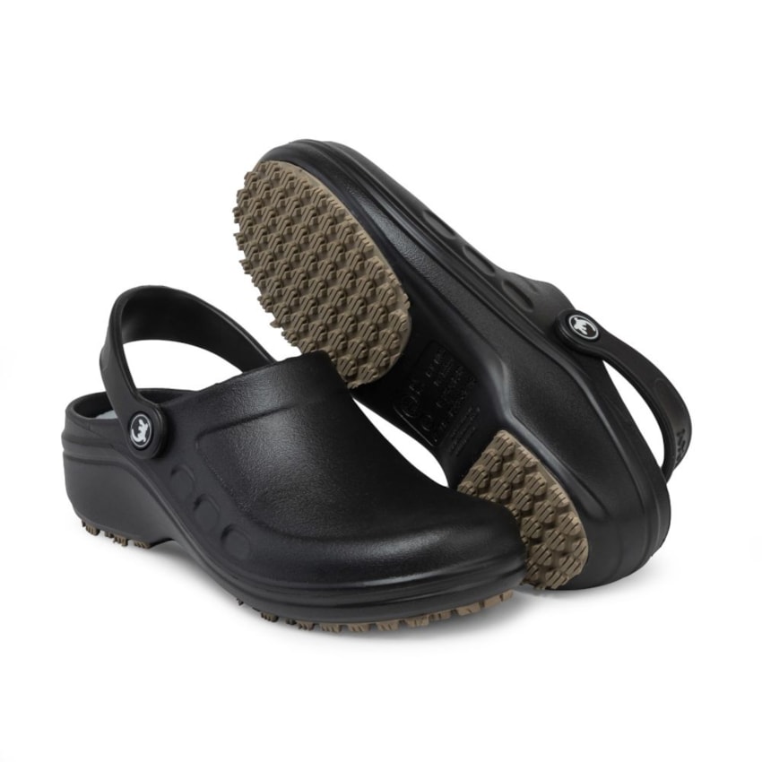 image Sapato Antiderrapante Clog Preto Tam 42 Sticky Shoes Ca 49.860