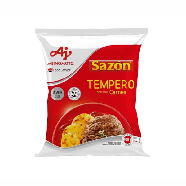 image Sazon Vermelho Ideal Para Carnes 900G