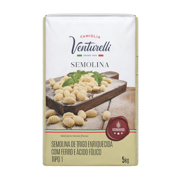 image Semolina De Trigo 5Kg Famiglia Venturelli
