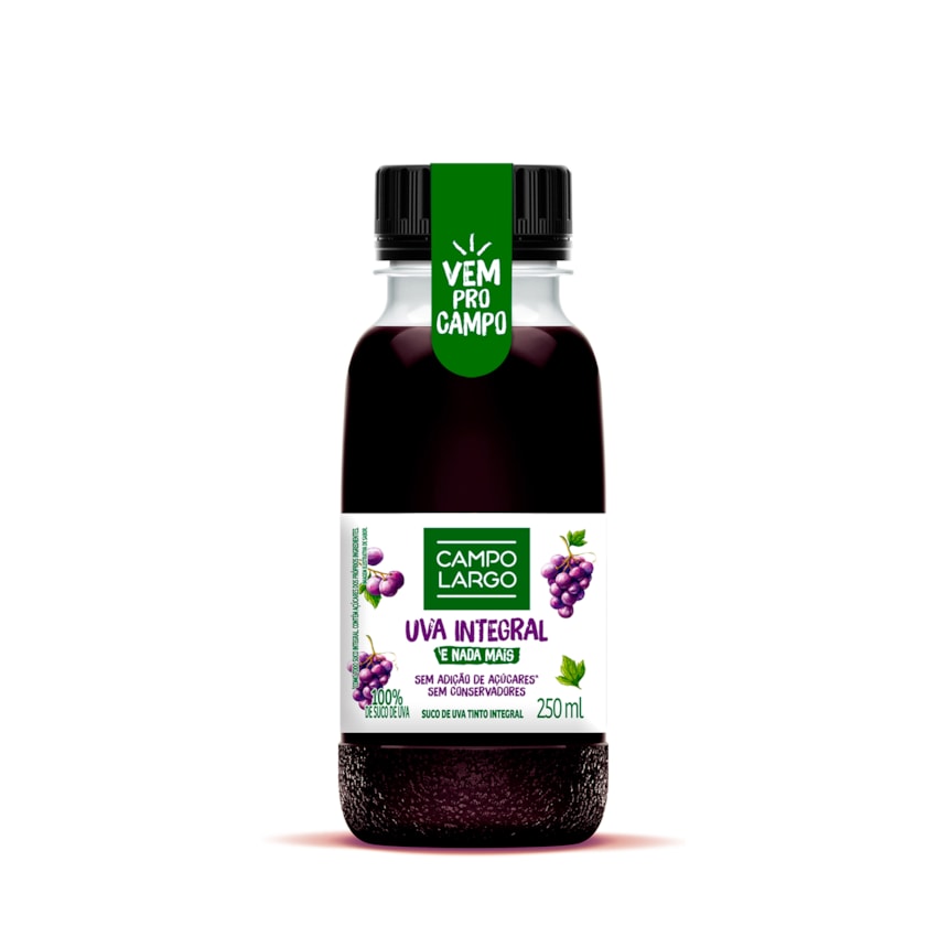 image Suco Integral Pet 250Ml Uva Campo Largo