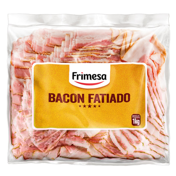 image Suíno - Bacon Fatiado Congelado Frimesa 1Kg