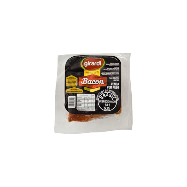 image Suíno - Bacon Manta Girardi Peca +/- 1,5Kg