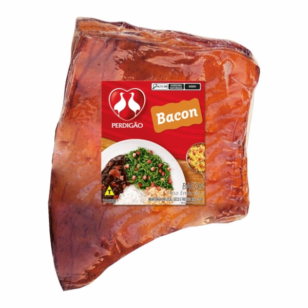 image Suíno - Bacon Meia Manta Perdigão Peca +/- 2,5kg
