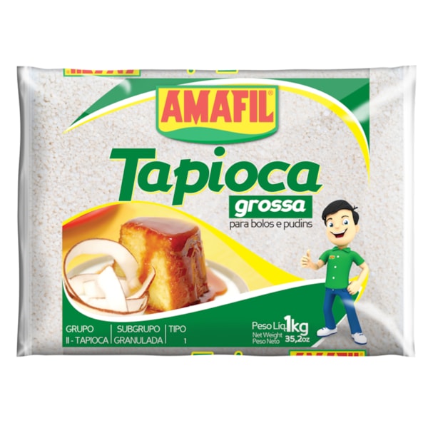 image Tapioca Grossa Granulada Amafil 1Kg