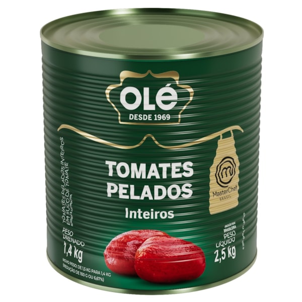 image Tomate Pelado Inteiro Olé 2,5 Kg