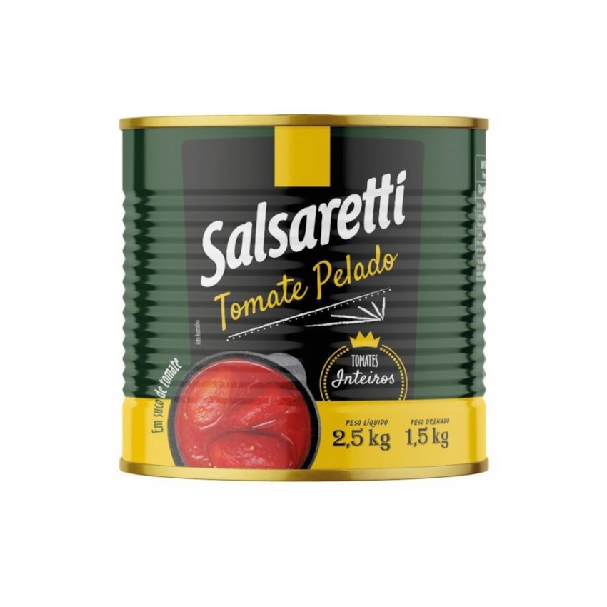 image Tomate Pelado Salsaretti 2,5 kg