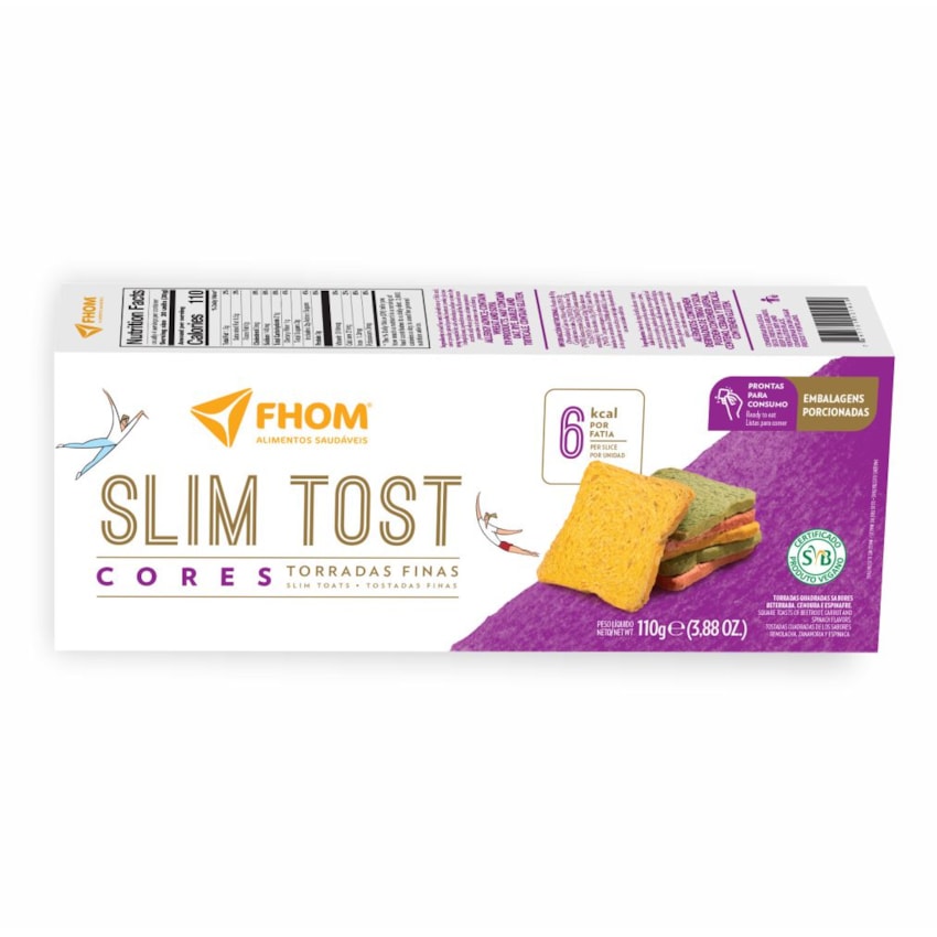 image Torrada Slim Tost Veg. Fhom 110G