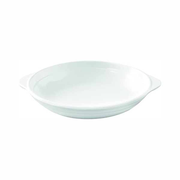 image Travessa C/Aba 19,5 X 17 X 3Cm Branca Melamina Fideli Brinox Un