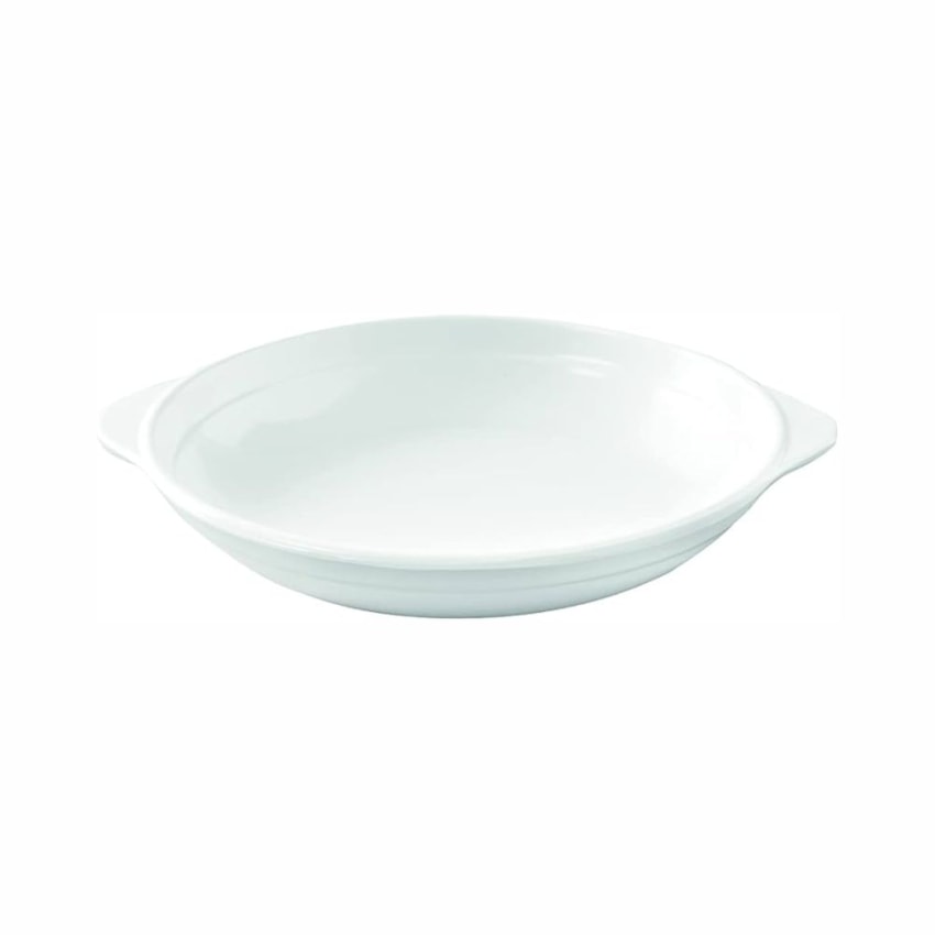 image Travessa C/Aba 19,5 X 17 X 3Cm Branca Melamina Fideli Brinox Un
