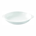 image Travessa C/Aba 24,7 X 21,6 X 3,5Cm Branca Melamina Fideli Brinox Un