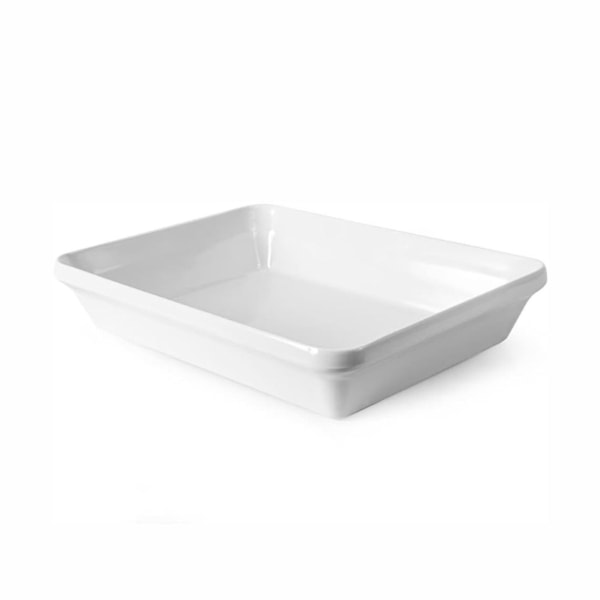 image Travessa Funda 30 X 22,5 X 5,5Cm 1,7L Branca Melamina Gourmet Mix Un