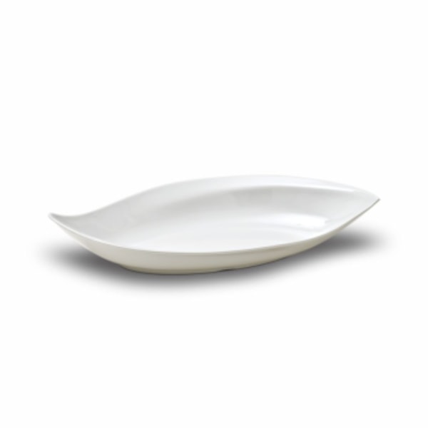 image Travessa Funda Folha 46 X 25,5 X 7,5Cm 2L Branca Melamina Brinox Un