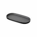 image Travessa Oval 23,5 X 11Cm Cinza Melamina Gourmet Mix Un