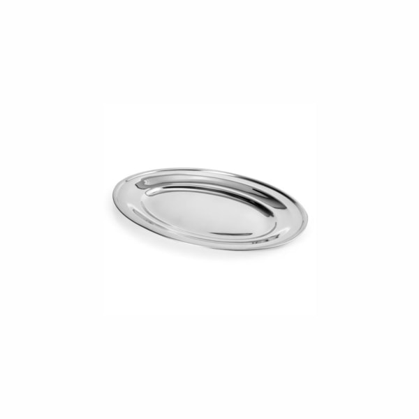 image Travessa Oval Rasa 25,5 X 19Cm Inox Gourmet Mix Un