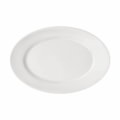 image Travessa Oval Rasa 29,5 X 19 X 3,5Cm Branco Porcelana Bar/Hotel Germer Un