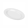 image Travessa Rasa 25Cm Branca Melamina Gourmet Mix Un