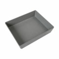 image Travessa Rasa Buffet 1/2 65Mm Cinza Melamina Gourmet Mix Un