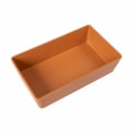 image Travessa Rasa Buffet 1/3 65Mm Terracota Melamina Gourmet Mix Un