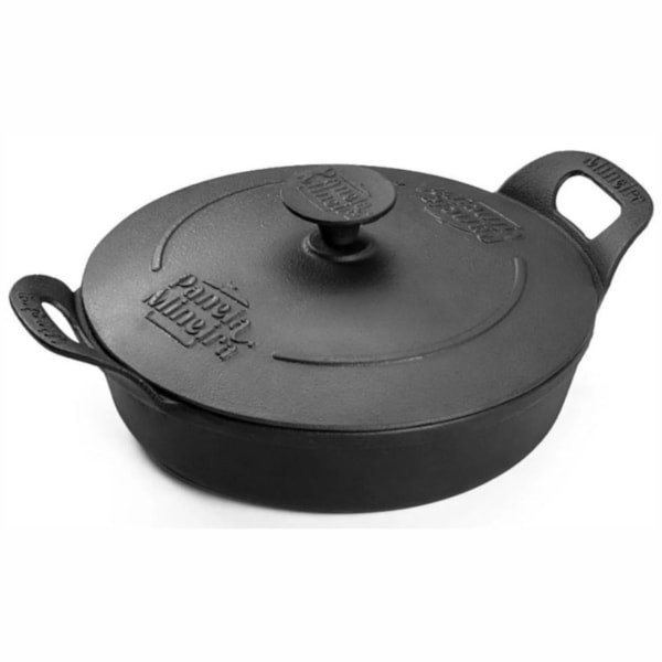 image Travessa Redonda 11 X 22Cm 1,7L Alca E Tampa De Ferro Estilo Fumil