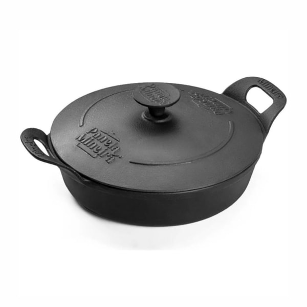 image Travessa Redonda 9 X 18Cm 900Ml Alca E Tampa De Ferro Estilo Fumil