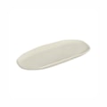 image Travessa Refrataria Oval Rasa 23 X 11Cm Bege Orgânico Stoneware Clay Porto Brasil Un
