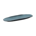 image Travessa Refrataria Oval Rasa 36 X 13Cm Azul Orgânico Stoneware Night Sky Porto Brasil Un