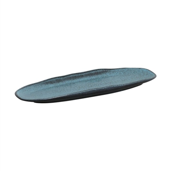 image Travessa Refrataria Oval Rasa 36 X 13Cm Azul Orgânico Stoneware Night Sky Porto Brasil Un