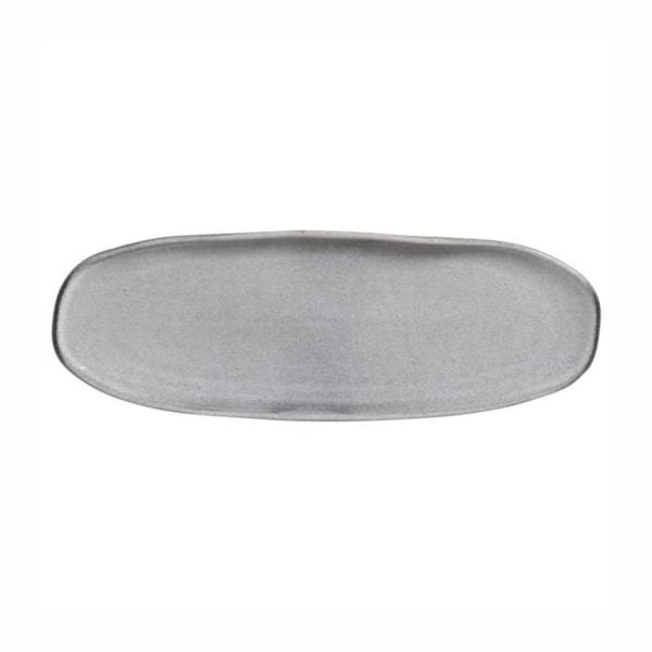 image Travessa Refrataria Oval Rasa 36 X 13Cm Orgânico Dust Porto Brasil Un