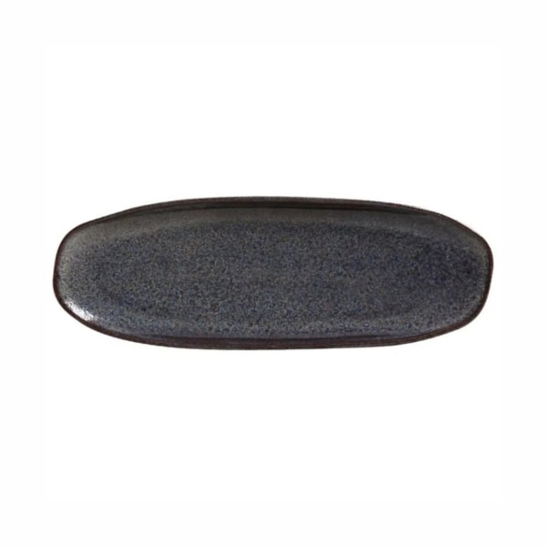 image Travessa Refrataria Oval Rasa 36 X 13Cm Titanium Stoneware Porto Brasil Un