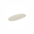 image Travessa Refrataria Oval Rasa Mini 16,5 X 8Cm Bege Orgânico Stoneware Clay Porto Brasil Un