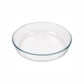 image Travessa Refrataria Redonda 2,4Lt Transparente Vidro Marinex 6495 Un
