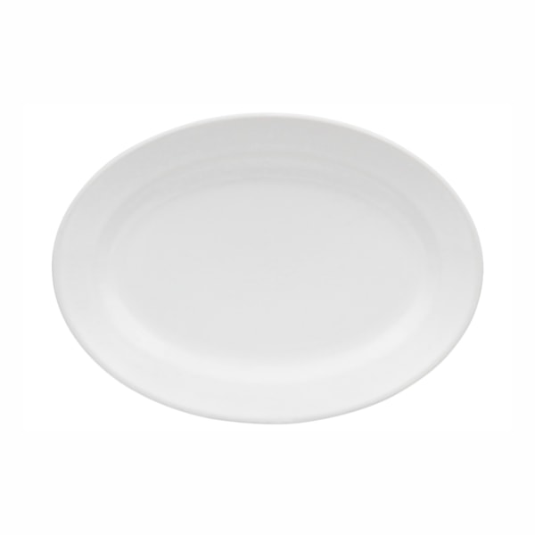 image Travessa Refrataria Redonda 32 X 8Cm 2,1Lt Branco Porcelana Fall Oxford Un