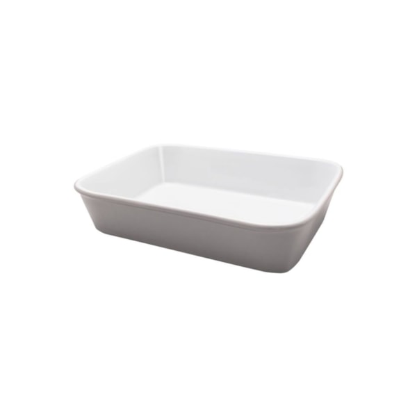 image Travessa Refrataria Retangular 22 x 15 x 5,3 cm 1Lt Cool Grey Porcelana Bake Oxford Un