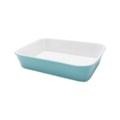 image Travessa Refrataria Retangular 26 x 18 x 5,6 cm 1,5Lt Water Blue Porcelana Bake Oxford Un