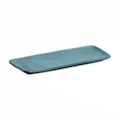 image Travessa Refrataria Retangular 33 X 13Cm Azul Orgânico Stoneware Night Sky Porto Brasil Un