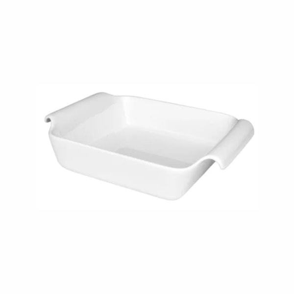 image Travessa Refrataria Retangular P/ Lasanha 25,5 X 19,5 X 6,5Cm 1,1Lt Branco Porcelana Fall Oxford Un
