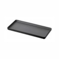 image Travessa Retangular 29 X 13Cm Cinza Melamina Gourmet Mix Un