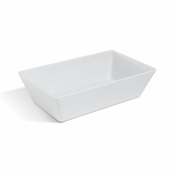 image Travessa Retangular 4,8L Branca Uno Brinox Un
