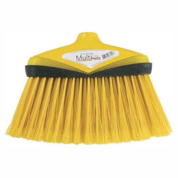 image Vassoura Multiuso Amarela C/Cabo De 140Cm Bettanin 9672C