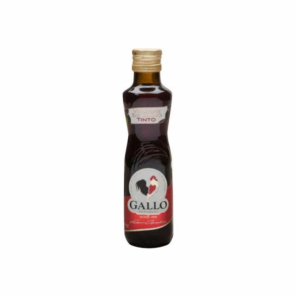 image Vinagre Vinho Tinto Gallo Garrafa Vidro 250 ml