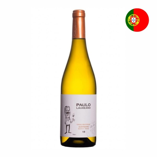 image Vinho Branco 750Ml Português Paulo Laureano Caricatura